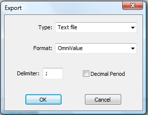 Export Transactions Dialog