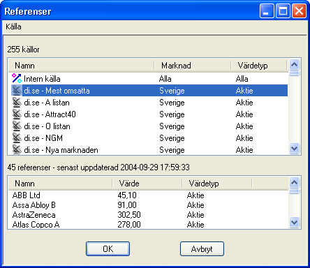 Dialogen fr referenser