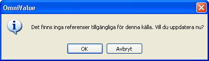 Vlj OK fr att ladda ner referenser frn kllan